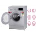 LG 7.0 Kg 5 Star Inverter Fully-Automatic Front Loading Washing Machine (FHM1207ADL, Silver, 6 Motion Technology)