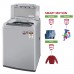 LG 6.5 Kg 5 Star Smart Inverter Fully-Automatic Top Loading Washing Machine (T65SKSF4Z, Middle Free Silver)