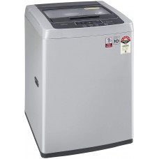 LG 6.5 Kg 5 Star Smart Inverter Fully-Automatic Top Loading Washing Machine (T65SKSF4Z, Middle Free Silver)