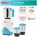 USHA RapidMix 500-Watt Copper Motor Mixer Grinder with 3 Jars (Sea Green/White)