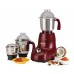 Usha Microsmart Pro 3773 750-Watt Mixer Grinder with 3 Jars (Wine)