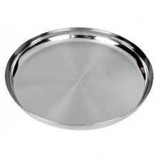  Aro Stainless Steel China Dinner Plate (Size No 11) -Pcs of 1