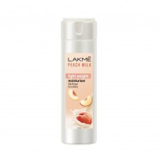 Lakme Peach Milk Moisturizer Body Lotion, Lightweight, Non-Sticky, Locks Moisture For 12 Hrs, 60 ml