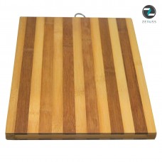  ZHENG TAI Wooden Cutting Board Chopping Board Natural Bamboo Chopping Board Set for Kitchen Non-Slip Without Handle Durable Vegetable Board for Kitchen