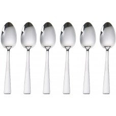  Tarrington House Stainless Steel Spoon Set, Spoon Set of 6, 16 cm, Mirror Polish, Steel Spoon Set, Tablespoon, Teaspoon, Dinner Spoon Set for Home, Kitchen, Restaurant