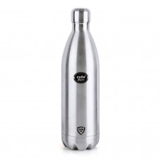 Cello Swift Stainless Steel Double Walled Flask, Hot and Cold, 500ml, 1pc, Silver