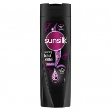 Sunsilk Stunning Black Shine Shampoo, With Amla+Oil, Pearl Protein & Vitamin E For Long Lasting Shine, 180 ml