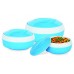 PRINCEWARE Solar Plastic Casserole Set (Blue) -3 Pieces