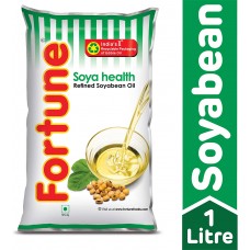 Fortune Soyabean Oil, 1L Pouch by FORTUNE