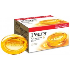 Pears Pure and Gentle Soap Bar, 125g (Pack of 3) by PEARS