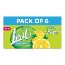 Liril Lemon & Tea Tree Oil Soap, 125 g (Pack of 6)