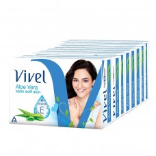 Vivel Aloe Vera Soap, 100 g (Pack of 8)