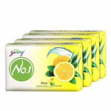 Godrej No.1 Lime and Aloe Vera, 100 g (Pack of 8)