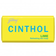 Cinthol Lime Bath Soap - 100g (Pack of 8) | Lemony Deo Fragrance | Grade 1 Soap | For All Skin Types