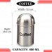 BOXY Stainless Steel Missile shaped Canister Set of 3 (Tea,Coffee,Sugar), Silver - 800ml