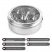 Stainless Steel Masala Dabba/Spice Box with See Through Lid, 7 Containers and 1 Small Spoon,