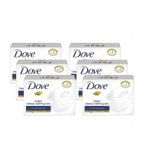 Dove Cream Beauty Bathing Soap Bar, 50gm - Pack of 6