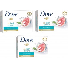 Dove Go Fresh Restore Beauty Cream Bar Set of 3*100g