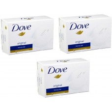 Dove (Imported) Beauty Cream Bar Soaps (135 Gms*3 Bars) with Free Ayur Face Wash