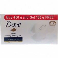 Dove Beauty Bathing Soap Bar - Cream, 500g Promo Pack