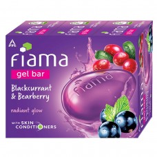 Fiama Gel Bar Blackcurrant And Bearberry for Radiant Glowing Skin, With Skin Conditioners, 125g soap (Pack Of 3)