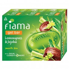 Fiama Gel Bar, Lemongrass And Jojoba for Smooth Skin, With Skin Conditioners, 125g (Pack Of 3)