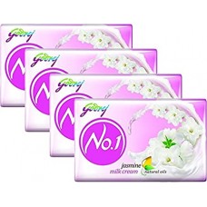 Godrej Ezee No.1 Jasmine Soap, 70g (Pack of 4)