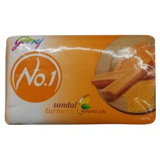 Godrej No 1 Soap - Sandal & Turmeric, 400g Promo Pack