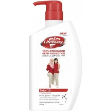 Lifebuoy Total 10 Anti-Bacterial Body Wash 500ml (Product Of Indonesia)