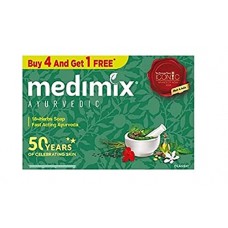 Medimix Ayurvedic Classic 18 Herbs Soap, 150g (Buy 4 Get 1 Free) Total 750g