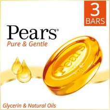 Pears Pure And Gentle Bathing Bar, 3X125G