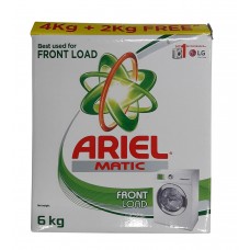 Ariel Matic Detergent Washing Powder - Front Load, 6kg Carton