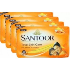 santoor new soap 100 gm pack of 4 pc (4 x 100 g)