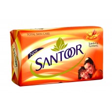 Santoor Sandal and Turmeric Soap, 100g