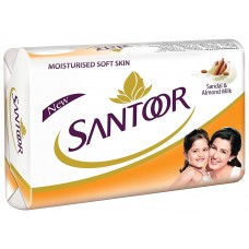 Santoor Sandal and Almond Milk Soap 100g