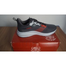 Campus  Men's Running Shoes in grey and red colour