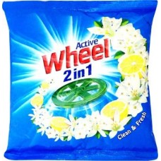 JUTTI GHAR Wheel Active 2 In 1 Detergent Powder, 500Gm