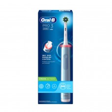 Oral B Pro 3 Electric Toothbrush, 3 modes with Triple pressure control, replaceable brush head included