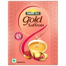 Tata Tea Gold Saffron Tea, Natural Saffron Flavour, Black Tea, 250g