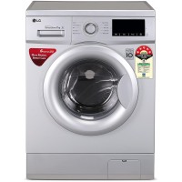 LG 7.0 Kg 5 Star Inverter Fully-Automatic Front Loading Washing Machine (FHM1207ADL, Silver, 6 Motion Technology)