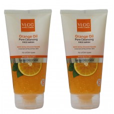 VLCC Orange Oil Pore Cleansing Face Wash Combo (150g*2) 