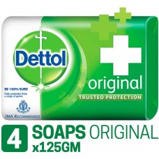 Dettol Original Soap, 125g (Pack of 4) by Dettol