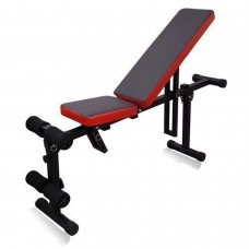 Saving Basket Adjustable Weight Bench Gym Home Workout - Height Adjustable Utility Bench Flat Incline Decline Abs ,Bench Press, Barbell Crunch